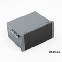 PT-210-24 Contenitore per pannello Din grigio scuro