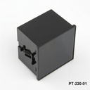 PT-220 Contenitore per pannello Din Nero