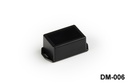 DM-006 Wandmontagebehuizing Zwart