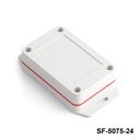 SF-5075 IP-65 Plastic Heavy Duty Enclosure Light Gray Red Seal 