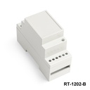 RT-1202 Caixa para calha DIN cinzento claro