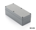 SE-235 IP-67 Sealed Enclosure (Dark Gray, Flat Cover)