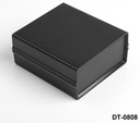 DT-0808 Caja de plástico para proyectos negra