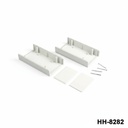 HH-8282 Boîtiers portables Gris clair Pièces