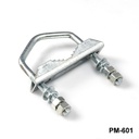 [PM-601-0-0-M-0] V Bolt Anten Kelepçe Seti - M8 (Çelik)