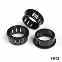 [SB-26-0-0-S-0] Snap Bushing ( Black, 26 mm)