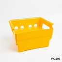 [VK-200-0-0-Z-0] VK-200 IP-67 İş Makinası Kumanda Kutusu (Sarı) Arka