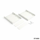DT-0505 Plastik Proje Kutusu Açık Gri +