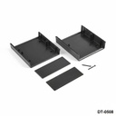 DT-0508 Plastik Proje Kutusu Siyah +
