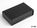 DT-085 Contenitore di progetto in plastica nero