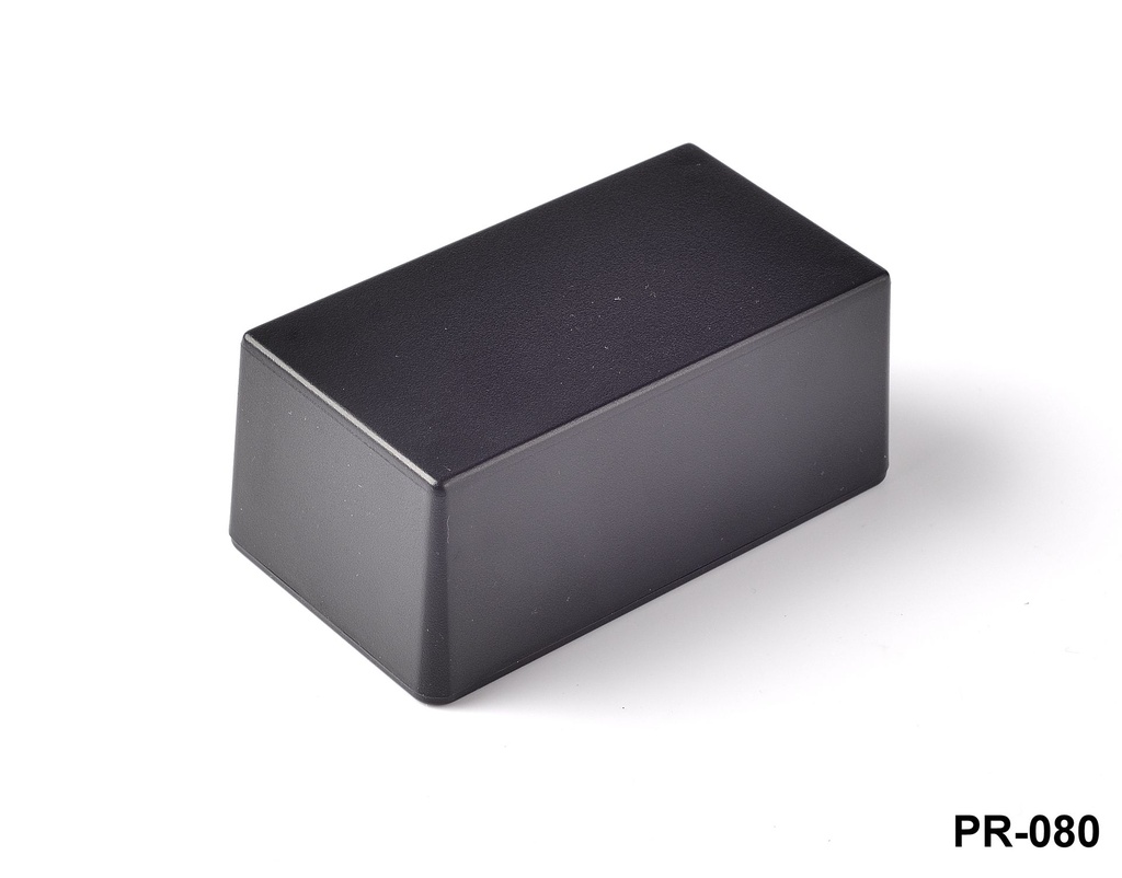 PR-080 Caja de plástico para proyectos negra