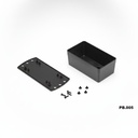 Pr-080 plastik proje kutusu siyah +