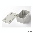 Pr-080 plastik proje kutusu açık gri +