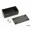 Pr-120 plastik proje kutusu siyah +