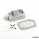 [TB-204-B-0-G-V0] TB-204 IP-67 Enclosure with Moulded-on Cable Gland 
