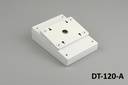 DT-120 Sloped Desktop Enclosure ( Light Gray ) with Sloped Mounting Kit