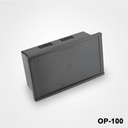 OP- 100 Invólucro do painel do operador Abertura do ecrã fechado