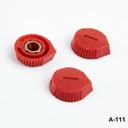  A-111 Red  Knurled Knob