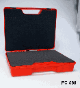 Пластиковый кейс PC-580 (красный) с пенопластом