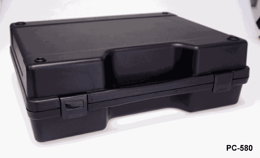 Caixa de plástico PC-580 (preto)