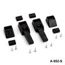 A-952 Conjunto de pés basculantes (conjunto de 4 peças) Preto Grande