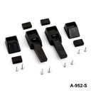 A-952 Kippfuß-Set (4er-Set) Groß Schwarz