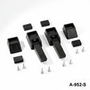 Juego de patas inclinables A-952 (juego de 4 piezas) Negro grande