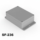 SE-236 IP-67 Kunststoff-Hochleistungsgehäuse (dunkelgrau, ABS, flacher Deckel)