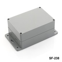 SE-238 IP-67 kunststof behuizing voor zwaar gebruik (donkergrijs, platte afdekking, HB)