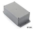 [SF-240-0-0-0-D-0] SF-240 IP-67 zárt szekrény ( sötétszürke , lapos fedél)