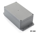 [SF-240-0-0-D-0] SF-240 Custodia sigillata IP-67 (grigio scuro, coperchio piatto)