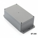 [SF-240-0-0-D-0] SF-240 IP-67 Запечатан корпус ( тъмно сив, плосък капак)