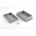 [SF-258-0-0-D-0] SF-258 IP-67 Montaj Ayaklı Contalı Kutu (Koyu Gri, Düz Kapak, HB)+