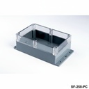 SF-258 IP-67 Фланцевые корпуса для тяжелых условий эксплуатации (темно-серый, прозрачная крышка, HB)