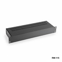 Involucro in alluminio montato a rack 19" 1,5U
