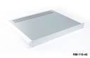 19" 1U Rack Mounted Aluminium Enclosure Naturel