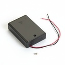 [SBH-331-A] SBH-331-A 3 adet UM-3 / AA boy kalem pil için tutucu (Yan Yana) (Kablolu) (Kapaklı)