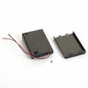 [SBH-331-AS] SBH-331-AS 3 adet UM-3 / AA boy kalem pil için tutucu (Yan Yana) (Kablolu) (Anahtarlı) (Kapaklı)++