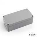 [SE-226-0-0-D-0] SE-226 IP-67 Πλαστικό περίβλημα βαρέως τύπου (σκούρο γκρι, ABS, επίπεδο κάλυμμα)