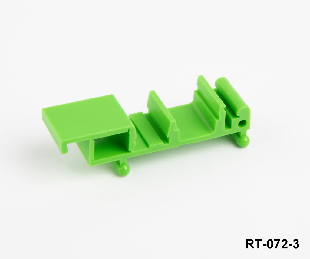 RT-072-3 Adaptador de montaje en carril DIN de 72 mm para soporte de placas de circuito impreso