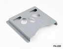 PA-220 Plastic Plan Pocket Donkergrijs