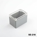 [SE-216-C-0-DT-AP] SE-216 IP-67 Пластиковый сверхпрочный корпус (темно-серый, прозрачная крышка)