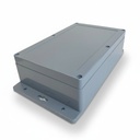 SF-256 IP-67 Фланцевые корпуса для тяжелых условий эксплуатации (темно-серый, ABS, с наклейкой, плоская крышка, HB)