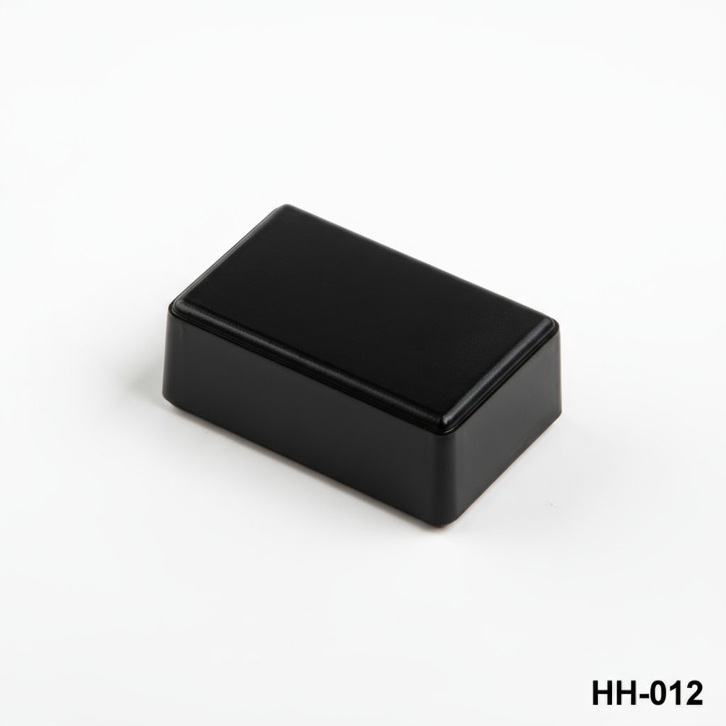 [HH-012-0-0-S-0] Caixa de mão HH-012 (preta, sem orelha de montagem)