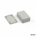 [HH-012-0-0-G-0] HH-012ハンドヘルドエンクロージャー（ライトグレー、取り付け耳なし）