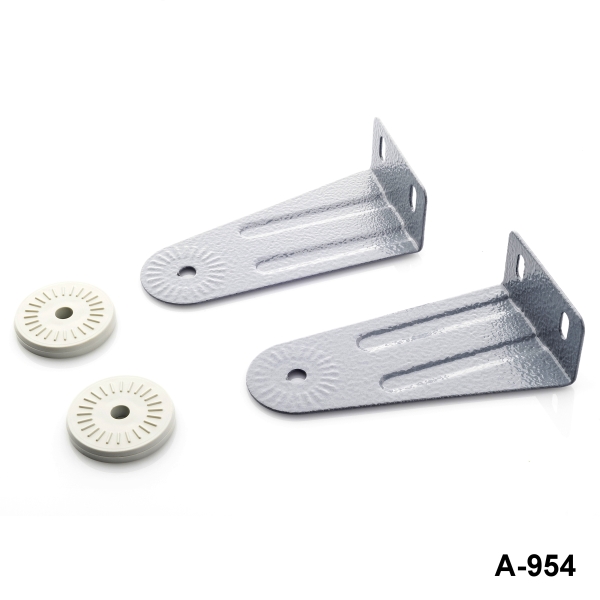 A-954 Tilt Swivel Support de montage pour les boîtiers d'affichage / Gris clair / sans fixation