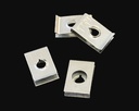 A-018 M3 Panel Clips Metallisch