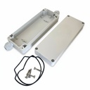 [TB-1865-2-0-G-V0] TB-1865 IP-67 Bağlantı Kutusu (Açık Gri, 2 Rakorlu, ABS, V0)