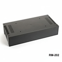 RM-202 Plastikowa obudowa do montażu w szafie rack 19" 2U bez ucha montażowego