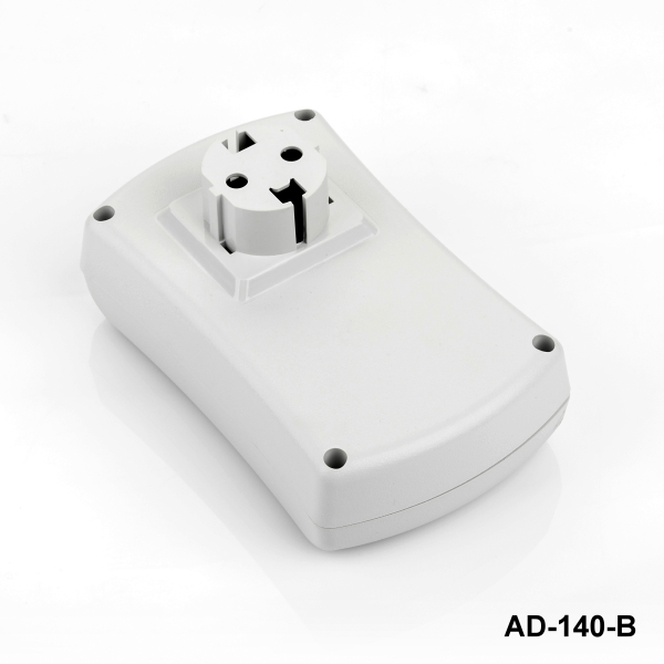 [AD-140-B-X-G-A] 	AD-140 Adapter Enclosure ( Light Gray , No Plug , No Socket , without Core , Full Sticker Pool , Grounded Plug Core)